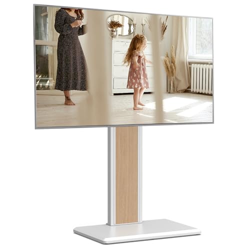 FITUEYES TV Ständer Standfuß TV Bodenständer mit Holzablage Fernsehständer geeignet für große Fernseher Höhenverstellbar Schwenkbar für 32 bis 65 Zoll bis zu 40kg Max.VESA 400 * 400 FITUEYES TV Ständer Standfuß TV Bodenständer mit Holzablage Fernsehständer geeignet für große Fernseher Höhenverstellbar Schwenkbar für 32 bis 65 Zoll bis zu 40kg Max.VESA 400 * 400 von FITUEYES