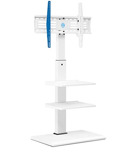 FITUEYES TV Ständer Weiss Serie-S 32-65 Zoll bis 40kg TV Halterung mit 3 Ablagen Fernsehständer in Weiss Höhenverstellbar Schwenkbar Neigbar VESA 400 * 600 FITUEYES TV Ständer Weiss Serie-S 32-65 Zoll bis 40kg TV Halterung mit 3 Ablagen Fernsehständer in Weiss Höhenverstellbar Schwenkbar Neigbar VESA 400 * 600 von FITUEYES