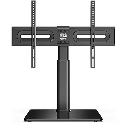 FITUEYES TV Standfuß TV Ständer Fernsehstand für 32 bis 65 Zoll Fernseher höhenverstellbar drehbar Max.VESA 400x600 TT105202GB von FITUEYES