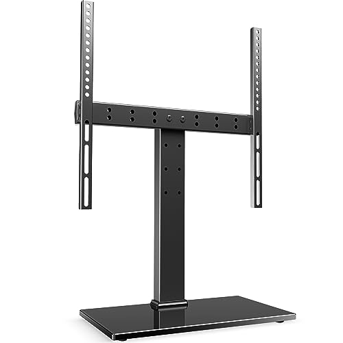 FITUEYES TV Standfuss TV Ständer für 27-55 Zoll LCD LED OLED Plasma Flach & Curved Fernseher Höhenverstellbar Max.VESA 400x400mm bis 40kg von FITUEYES