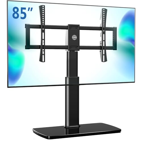 FITUEYES TV Standfuss Universal TV Ständer für 43-85 Zoll Flach & Curved Fernseher bis zu 50kg Schwenkbar Höhenverstellbar Max. VESA 600 * 400 FITUEYES TV Standfuss Universal TV Ständer für 43-85 Zoll Flach & Curved Fernseher bis zu 50kg Schwenkbar Höhenverstellbar Max. VESA 600 * 400 von FITUEYES