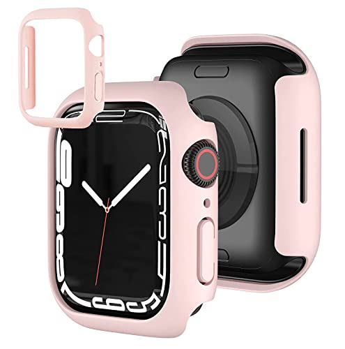 FIVOF Dünne Passform für Apple Watch Serie 8/7 (45 mm) Hülle (Pink) von FIVOF