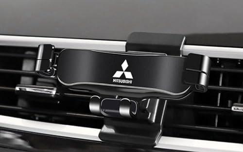 FIXCOR Auto Handyhalterung für Mitsubishi Eclipse Cross 2018-2023, 360° Drehung Flexibel Kratzschutz Autohalterung Navigationshalterung Stabile Handy Halterung,A Black von FIXCOR