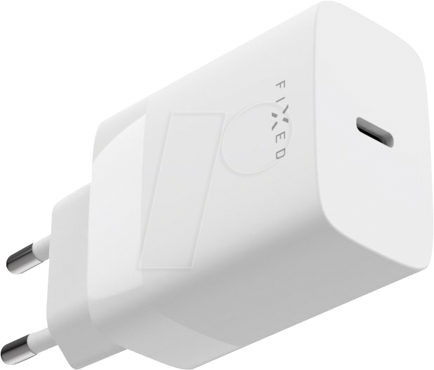 FIXC30N-C-WH - USB-Ladegerät, 30 W, 5-20 V, 3 A, 1x USB-C PD 3.0, weiß von FIXED