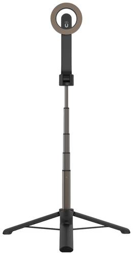 FIXED FIXSN-M-BK Selfie Stick Schwarz Bluetooth, Integriertes Stativ von FIXED