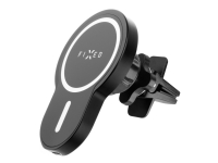 FIXED MagClick – Kabelloser Ladehalter fürs Auto – mit MagSafe-Unterstützung – 15 Watt – 2,4 A – Schnellladung – Schwarz von FIXED