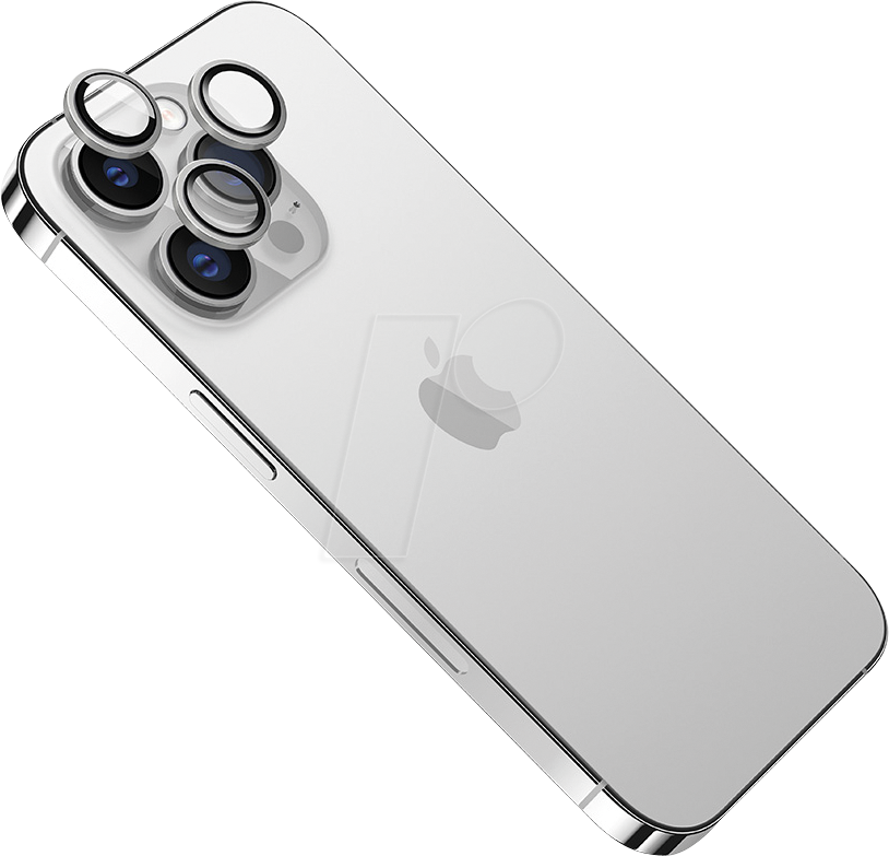 FIXGC2-1200-SL - Schutzfolie, Camera Glasses, iPhone 15/15 Plus, silver von FIXED