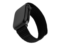 Festeinbau | Sportarmband Apple Watch 38/40/41mm | 160-210 mm | Schwarz | Nylon Festeinbau | Sportarmband Apple Watch 38/40/41mm | 160-210 mm | Schwarz | Nylon von FIXED