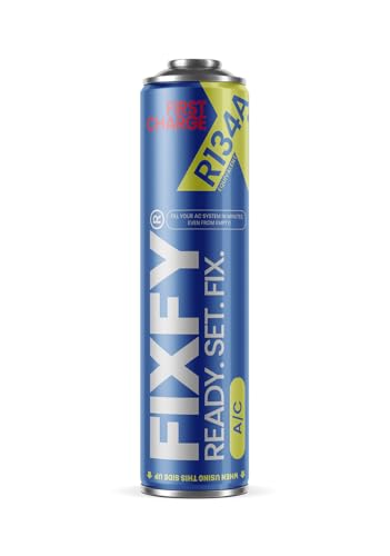 FIXFY FIRST CHARGE – Ersatz für Kältemittel R134a mit hohem Ölanteil – 2in1-Produkt zur Erstbefüllung leerer Klimaanlagen, 500 ml Dose FIXFY FIRST CHARGE – Ersatz für Kältemittel R134a mit hohem Ölanteil – 2in1-Produkt zur Erstbefüllung leerer Klimaanlagen, 500 ml Dose von FIXFY