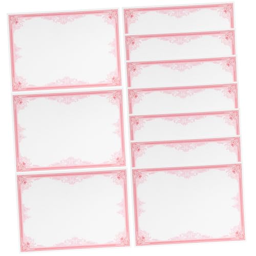 FIXOSHEE 10 Blatt Innenseite Der Ehrenurkunde Liste Unterlagen Inhaber Direkte Leistung Brief Zertifikate Zeremonie Dokumentieren Professional Dreifach Diplom Abiturzeugnis Rot Papier von FIXOSHEE