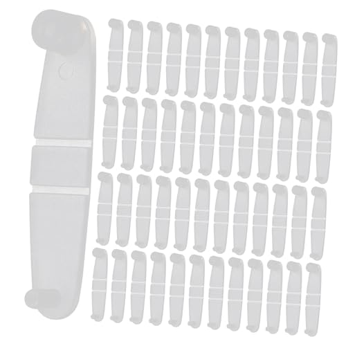 FIXOSHEE 100Stücke Kunststoff Schlüsselanhänger Clips Transparente Klapp Clip Verbindungselemente für Schlüsselringe Büro und Identitätskarten Langlebige und Flexible Clips FIXOSHEE 100Stücke Kunststoff Schlüsselanhänger Clips Transparente Klapp Clip Verbindungselemente für Schlüsselringe Büro und Identitätskarten Langlebige und Flexible Clips von FIXOSHEE