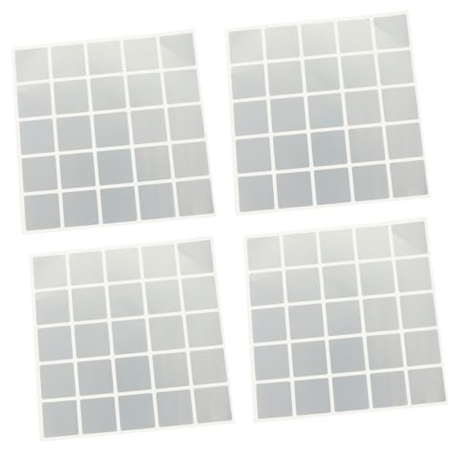 FIXOSHEE 100Stücke Selbstklebende Markierungsaufkleber Wasserdichte Klassifizierungssticker für Haushalt für Handschriftliche Beschriftungen und Organisation von FIXOSHEE
