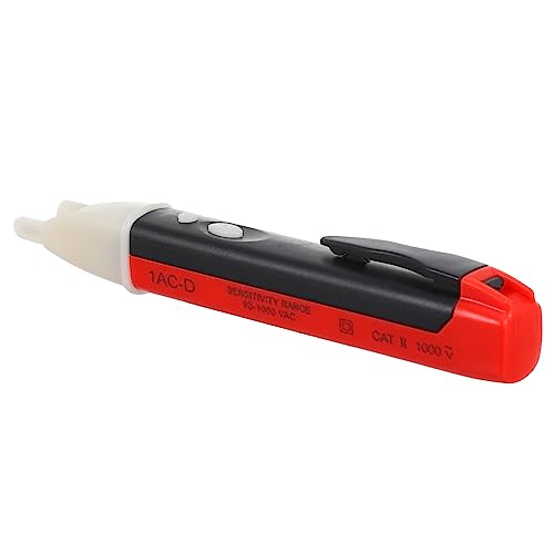 FIXOSHEE 1Stück Tester Stift für Elektriker Berührungsloser Spannungsprüfer mit LED Taschenlampe Tragbares Werkzeug zur Elektrischen Prüfung Sicherheitsalarm FIXOSHEE 1Stück Tester Stift für Elektriker Berührungsloser Spannungsprüfer mit LED Taschenlampe Tragbares Werkzeug zur Elektrischen Prüfung Sicherheitsalarm von FIXOSHEE