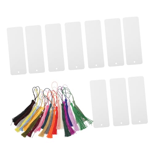 FIXOSHEE 24Stücke Leere Lesezeichen mit Quaste für DIY Bastelprojekte Schulbedarf Dekorative Anhänger Weiß Farbe Quasten Zufällig FIXOSHEE 24Stücke Leere Lesezeichen mit Quaste für DIY Bastelprojekte Schulbedarf Dekorative Anhänger Weiß Farbe Quasten Zufällig von FIXOSHEE