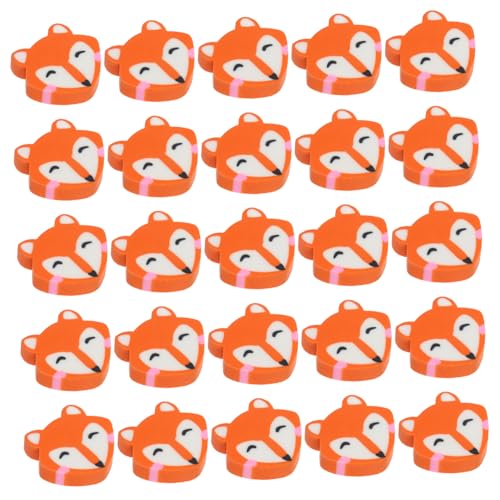 FIXOSHEE 50Stücke Fuchs Förmiger Radiergummi Kreative Radiergummis Langlebige und Sichere Tpr Materialien und Schreibzubehör für Partys und Spiele von FIXOSHEE