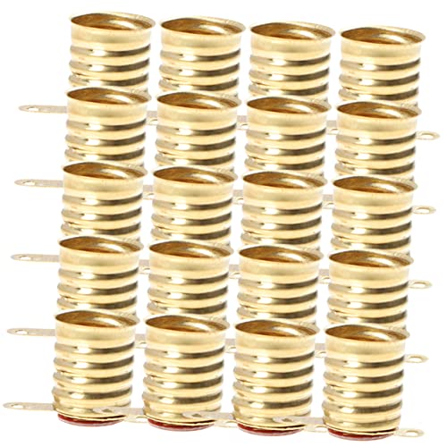FIXOSHEE 50Stücke Lampenbasis Mini Glühbirnenfassung für DIY Projekte Prüfungen und Taschenlampen Hochwertige Messingschraube Installieren FIXOSHEE 50Stücke Lampenbasis Mini Glühbirnenfassung für DIY Projekte Prüfungen und Taschenlampen Hochwertige Messingschraube Installieren von FIXOSHEE