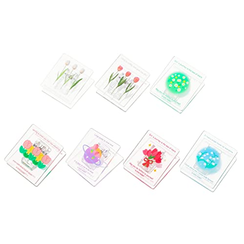 FIXOSHEE 7Stücke Teiliges Blumenmuster Clip Entzückende Büroklammern für Raumdekoration für Notizen und Dokumente Langlebig und Einfach zu Verwenden FIXOSHEE 7Stücke Teiliges Blumenmuster Clip Entzückende Büroklammern für Raumdekoration für Notizen und Dokumente Langlebig und Einfach zu Verwenden von FIXOSHEE