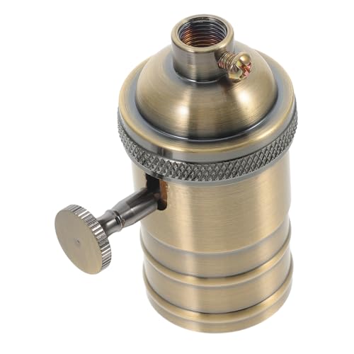FIXOSHEE Lampenfassung Im Retro Kompatibel Mit Meisten Glühbirnen Einfach Zu Installieren Langlebig Und Elegant Für Pendelleuchten Und DIY Projekte FIXOSHEE Lampenfassung Im Retro Kompatibel Mit Meisten Glühbirnen Einfach Zu Installieren Langlebig Und Elegant Für Pendelleuchten Und DIY Projekte von FIXOSHEE
