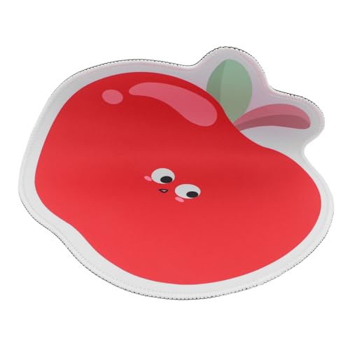 FIXOSHEE Lustiges Mauspad, rutschfeste Gummi-mausmatte, Cartoon-apfelform, Mauspad, Kawaii-schreibtischunterlage, Computerzubehör Für Spiele Und Büro FIXOSHEE Lustiges Mauspad, rutschfeste Gummi-mausmatte, Cartoon-apfelform, Mauspad, Kawaii-schreibtischunterlage, Computerzubehör Für Spiele Und Büro von FIXOSHEE