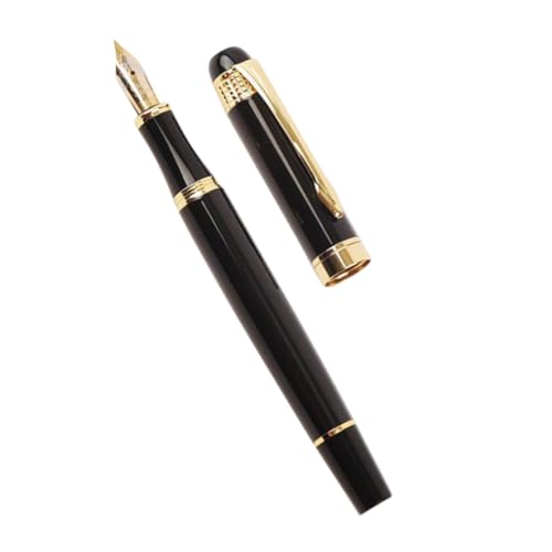 FIXOSHEE Praktischer Kalligraphie Stift Für Büroschule Heim Und Studienraum Klassischer Metallbrunnen Stift Mit Tinte Reibungsloses Schreiben Für Geschäft von FIXOSHEE