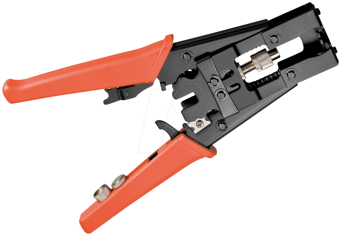 FP 77268 - Crimpzange, F-/IEC-/BNC- und Cinchstecker von FIXPOINT