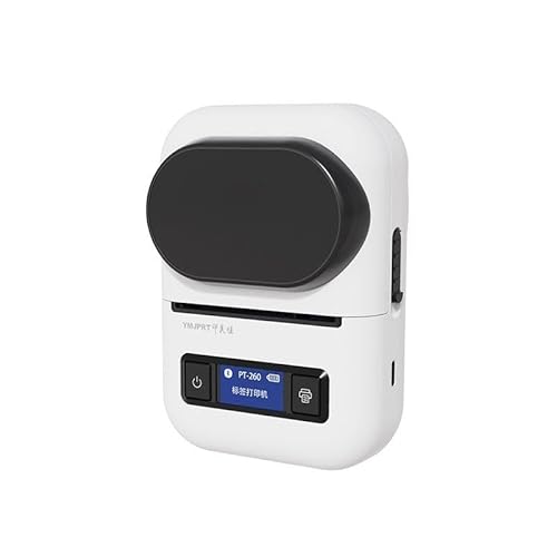 FIYAPOO Etikettendrucker, Bluetooth Etikettiergerät, Mini Beschriftungsgerät für Einzelhandel, Büro, Supermarkt, Labeldrucker Kompatibel with iOS & Android von FIYAPOO