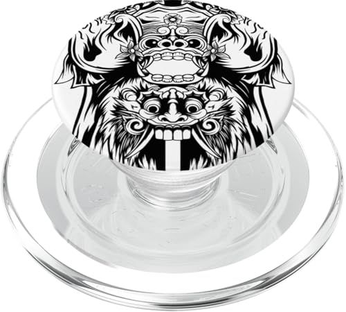 Balinesischer Barong: Mythischer Wächterlöwe PopSockets PopGrip für MagSafe von FK12