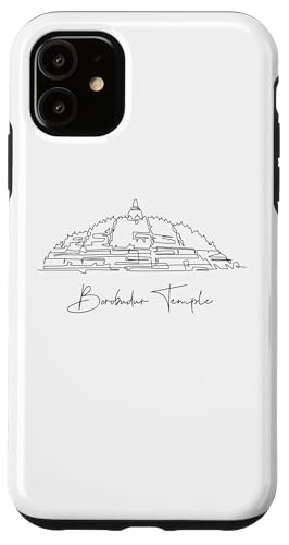 Borobudur Lineart: Elegantes Denkmal-Design Hülle für iPhone 11 Borobudur Lineart: Elegantes Denkmal-Design Hülle für iPhone 11 von FK12
