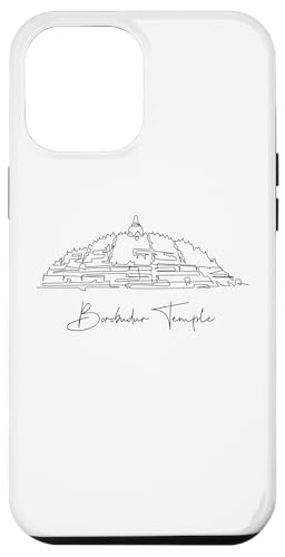 Borobudur Lineart: Elegantes Denkmal-Design Hülle für iPhone 12 Pro Max Borobudur Lineart: Elegantes Denkmal-Design Hülle für iPhone 12 Pro Max von FK12