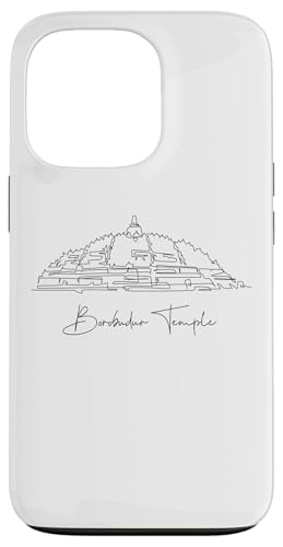 Borobudur Lineart: Elegantes Denkmal-Design Hülle für iPhone 13 Pro Borobudur Lineart: Elegantes Denkmal-Design Hülle für iPhone 13 Pro von FK12