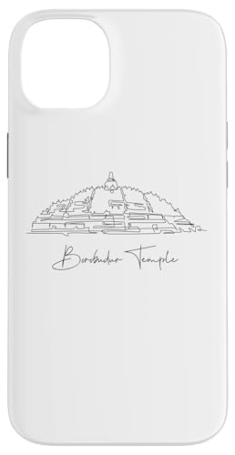 Borobudur Lineart: Elegantes Denkmal-Design Hülle für iPhone 14 Plus Borobudur Lineart: Elegantes Denkmal-Design Hülle für iPhone 14 Plus von FK12