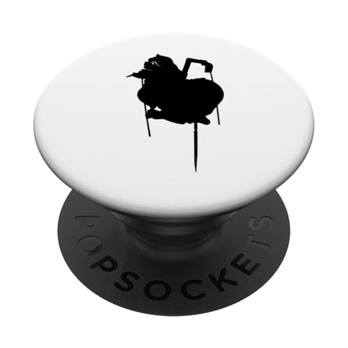 Divine Guide: Semar, der Weise des indonesischen Wayang PopSockets Klebender PopGrip von FK12