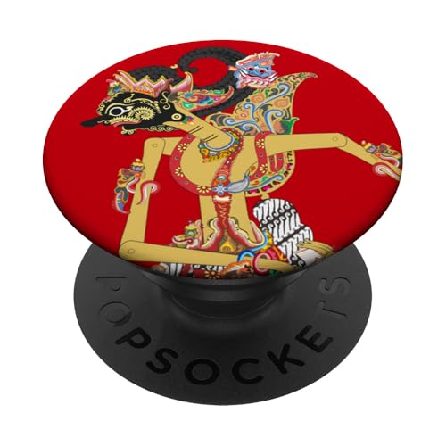 Gatot Kaca: Heldenhaftes javanesisches Krieger-Design PopSockets Klebender PopGrip von FK12