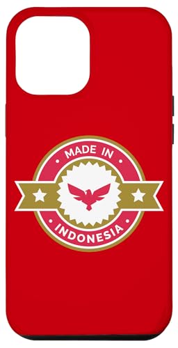 "Made in Indonesia" Logo mit rotem Garuda Hülle für iPhone 12 Pro Max von FK12