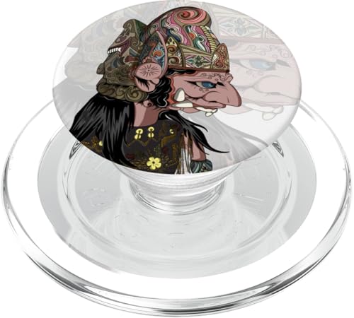 Wayang Golek: Traditionelles Sundanesisches Puppen-Design PopSockets PopGrip für MagSafe von FK12