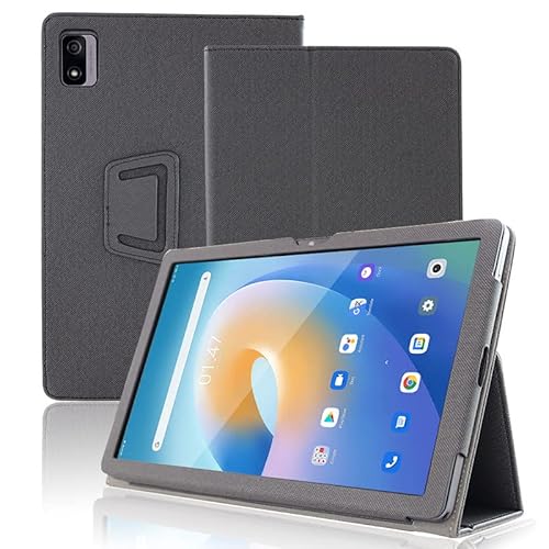 FKQLH Hülle Leicht PU Leder Folio Ständer Schutzhülle Etui Case für UMIDIGI G3 Tab/UMIDIGI G2 Tab/UMIDIGI G1 Tab 10.1" Tablet, Schwarz von FKQLH