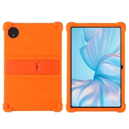 FKQLH Hülle Stand Silikon kinderfreundliche Stoßfest Schützend Abdeckung Hüllen für Black-View Tab60/Tab 60 Kids Tablet 8,68 Zoll, Orange von FKQLH