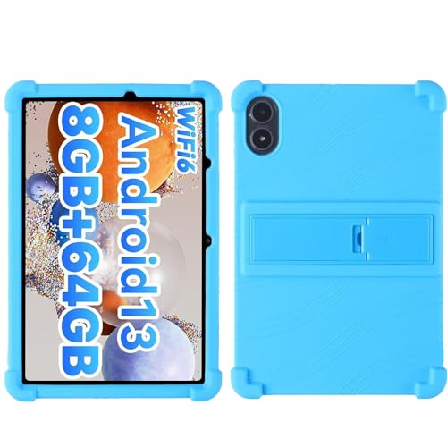 FKQLH Hülle Stand Silikon kinderfreundliche Stoßfest Schützend Abdeckung Hüllen für UMIDIGI G3 Tab/UMIDIGI G2 Tab/UMIDIGI G1 Tab 10.1" Tablet, Blau von FKQLH