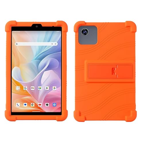FKQLH Hülle für ALLDOCUBE iPlay 60 Mini Tablet 8,7 Zoll, Stand Silikon kinderfreundliche Stoßfest Schützend Abdeckung Hüllen für ALLDOCUBE iPlay 60 Mini Tablet 8,7 Zoll, Orange von FKQLH