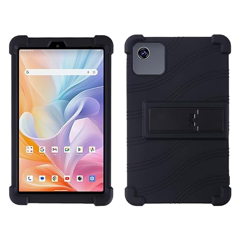 FKQLH Hülle für ALLDOCUBE iPlay 60 Mini Tablet 8,7 Zoll, Stand Silikon kinderfreundliche Stoßfest Schützend Abdeckung Hüllen für ALLDOCUBE iPlay 60 Mini Tablet 8,7 Zoll, Schwarz von FKQLH