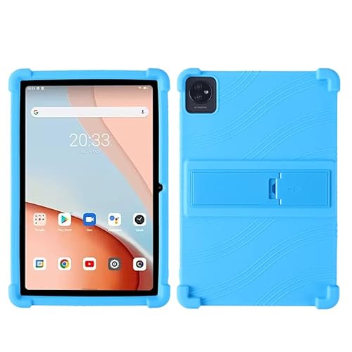 FKQLH Hülle für Black View Tab 7 WiFi, Stand Silikon kinderfreundliche Stoßfest Schützend Abdeckung Hüllen für Black View Tab 7 WiFi Tablet 10 Zoll, Blau von FKQLH