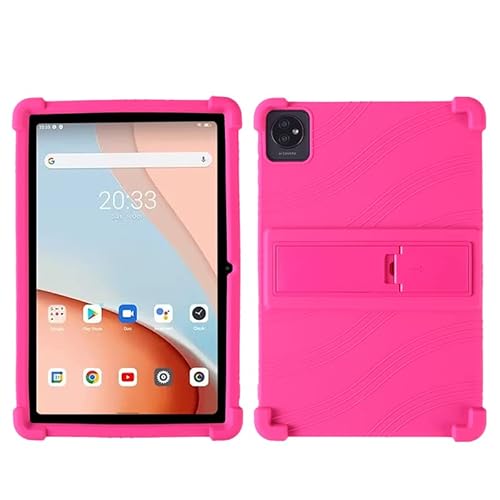 FKQLH Hülle für Black View Tab 7 WiFi, Stand Silikon kinderfreundliche Stoßfest Schützend Abdeckung Hüllen für Black View Tab 7 WiFi Tablet 10 Zoll, Rosa von FKQLH