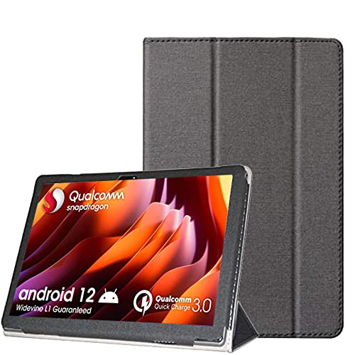 FKQLH Hülle für Chuwi Hipad Max, Leicht PU Leder Folio Ständer Schutzhülle Etui Case für Chuwi Hipad Max 10,36 Zoll, Schwarz von FKQLH