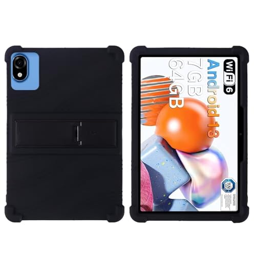 FKQLH Hülle für DOOGEE U9 Tablet 10 Zoll, Stand Silikon kinderfreundliche Stoßfest Schützend Abdeckung Hüllen für DOOGEE U9 Tablet 10 Zoll, Schwarz von FKQLH