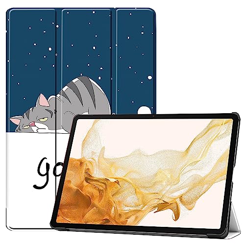 FKQLH Hülle für Galaxy Tab S9 Plus 2023, Leicht PU Leder Folio Ständer Schutzhülle Etui Case für Samsung Galaxy Tab S9 Plus 12.4 Zoll 2023 SM-X810/X816, A von FKQLH