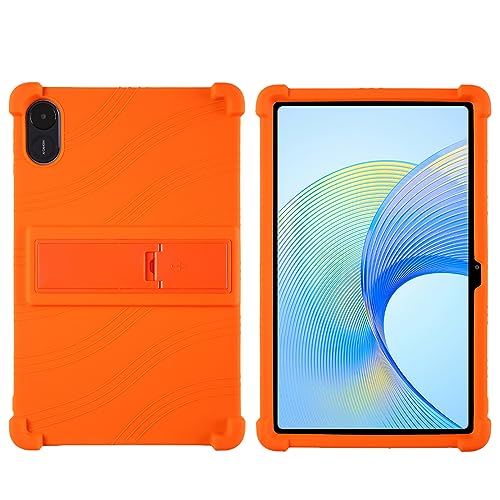 FKQLH Hülle für Honor Pad X8 Pro, Stand Silikon kinderfreundliche Stoßfest Schützend Abdeckung Hüllen für Honor Pad X8 Pro, Orange von FKQLH