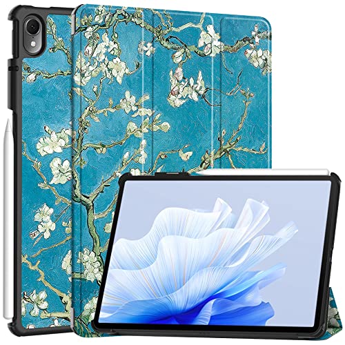 FKQLH Hülle für Huawei MatePad Air, Leicht PU Leder Folio Ständer Schutzhülle Etui Case für Huawei MatePad Air 11,5 Zoll, Blume von FKQLH