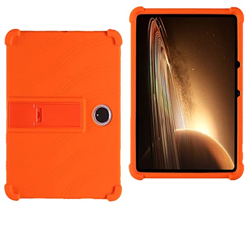 FKQLH Hülle für Oppo Pad 2 11,6 Zoll, Stand Silikon kinderfreundliche Stoßfest Schützend Abdeckung Hüllen für Oppo Pad 2 11,6 Zoll, Orange von FKQLH