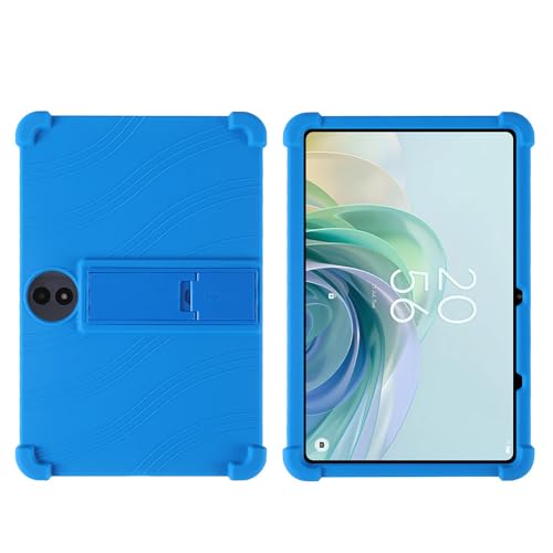 FKQLH Hülle für TCL Tab 11 Gen 2 Tablet 11 Zoll, Stand Silikon kinderfreundliche Stoßfest Schützend Abdeckung Hüllen für TCL Tab 11 Gen 2 Tablet 11 Zoll, Dunkel Blau von FKQLH
