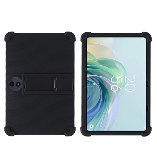 FKQLH Hülle für TCL Tab 11 Gen 2 Tablet 11 Zoll, Stand Silikon kinderfreundliche Stoßfest Schützend Abdeckung Hüllen für TCL Tab 11 Gen 2 Tablet 11 Zoll, Schwarz von FKQLH